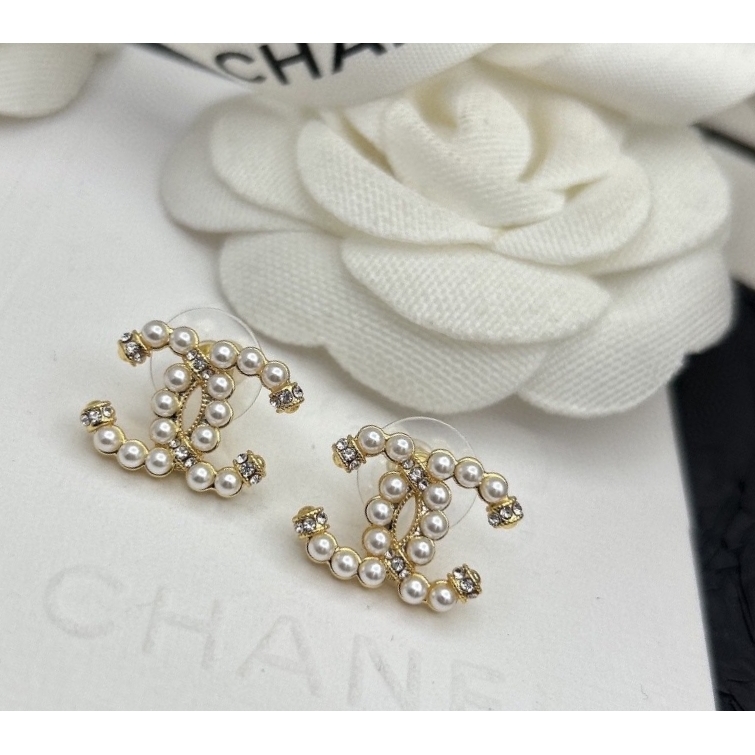 Ch*el earrings